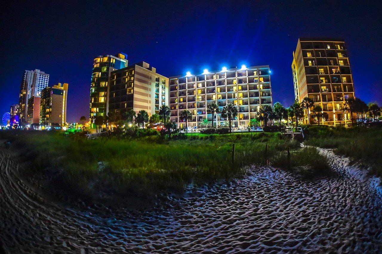 Sandcastle Oceanfront Resort At The Pavilion Myrtle Beach Bagian luar foto