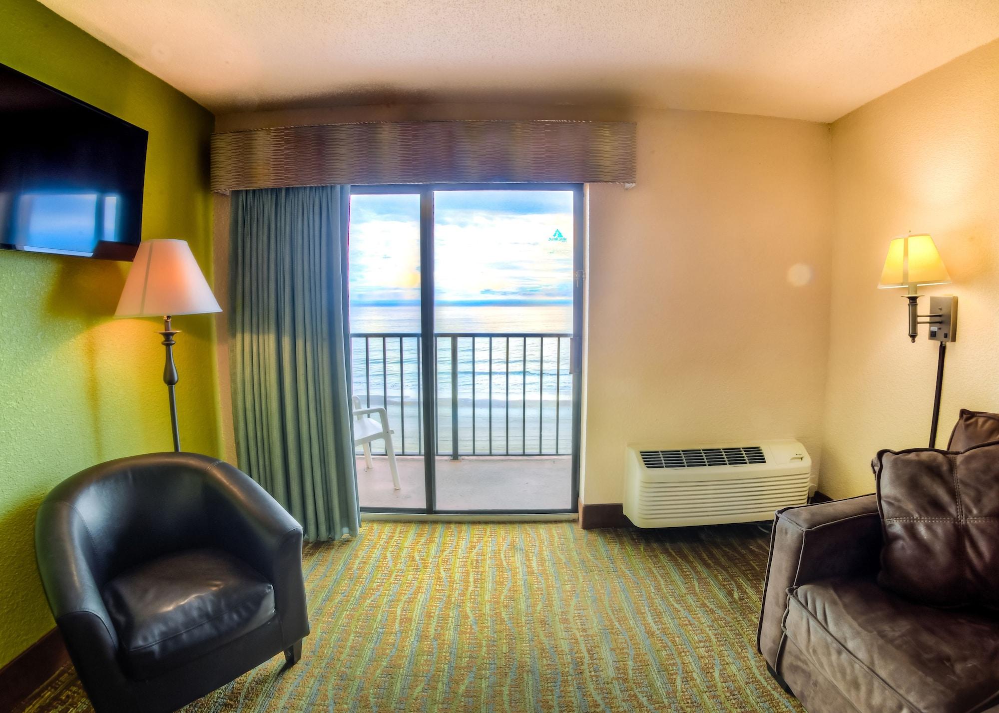 Sandcastle Oceanfront Resort At The Pavilion Myrtle Beach Bagian luar foto