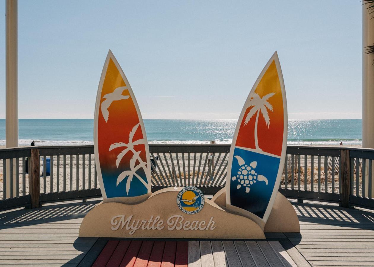 Sandcastle Oceanfront Resort At The Pavilion Myrtle Beach Bagian luar foto