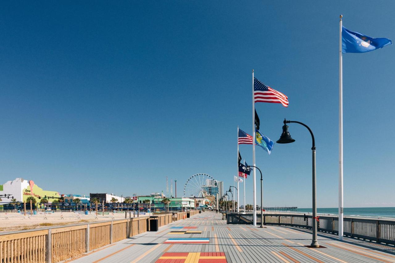 Sandcastle Oceanfront Resort At The Pavilion Myrtle Beach Bagian luar foto